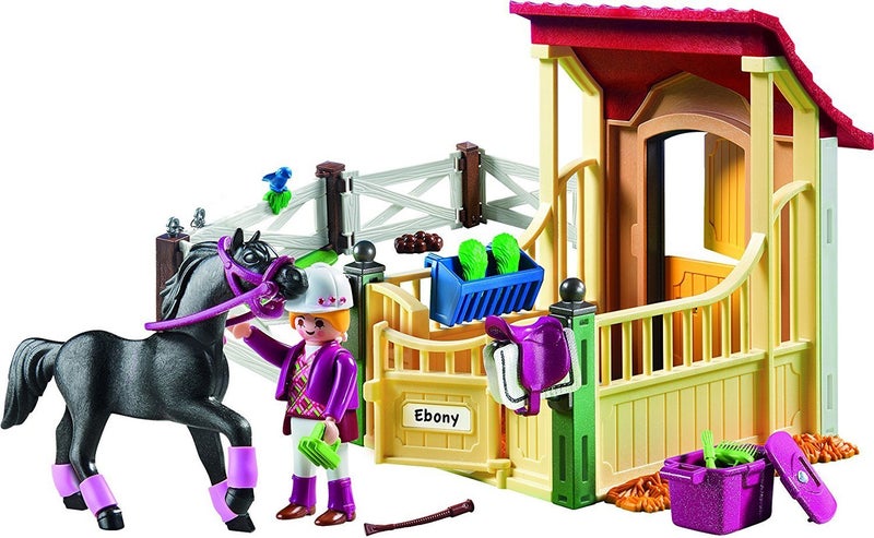 PLAYMOBIL Horse Stable with Araber Building Set - Image 1