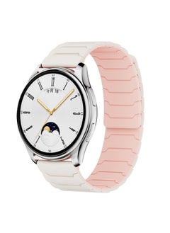 For Huawei GT5 Watch With GT4 Armor Magnetic Loop Watch With Watch Magnetic Silicone 22/20mm Strap-Colour:Starlight + Silty Sand-Specification:20mm