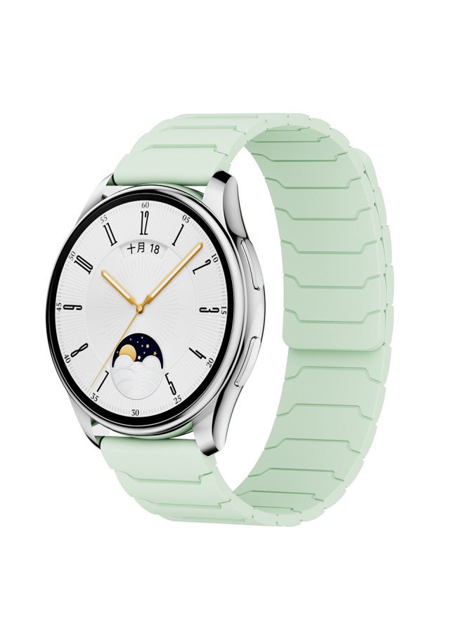 Generic - For Huawei GT5 Watch With GT4 Armor Magnetic Loop Watch With Watch Magnetic Silicone 22/20mm Strap-Colour:Starlight + Silty Sand-Specification:20mm - Image 1