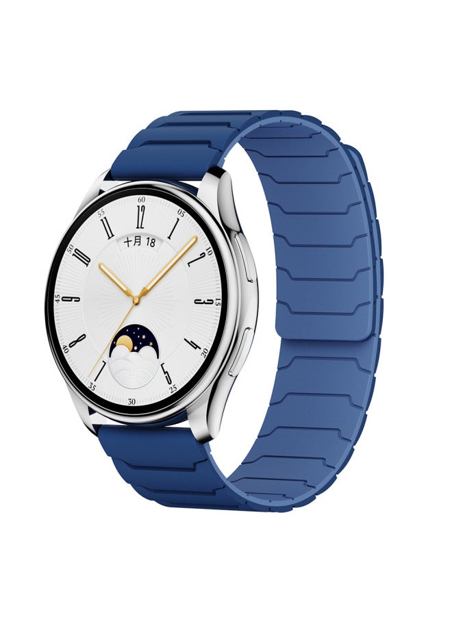 Generic - For Huawei GT5 Watch With GT4 Armor Magnetic Loop Watch With Watch Magnetic Silicone 22/20mm Strap-Colour:Starlight + Silty Sand-Specification:20mm - Image 1