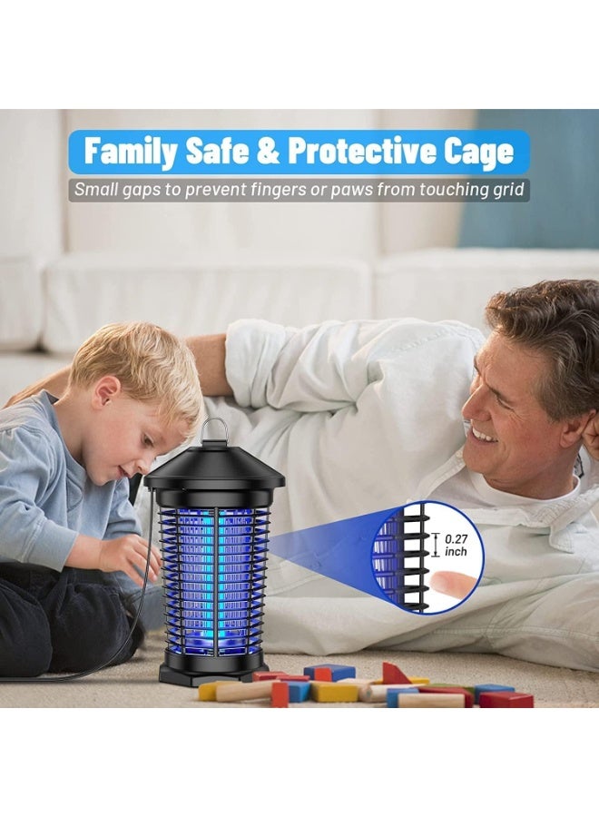 REBENUO Light Sensor Bug Zapper Insect Killer Outdoor, 20W Electric Mosquito Zapper outdoor, Waterproof Mosquito Killer Lamp, Insect Fly Trap - Image 4