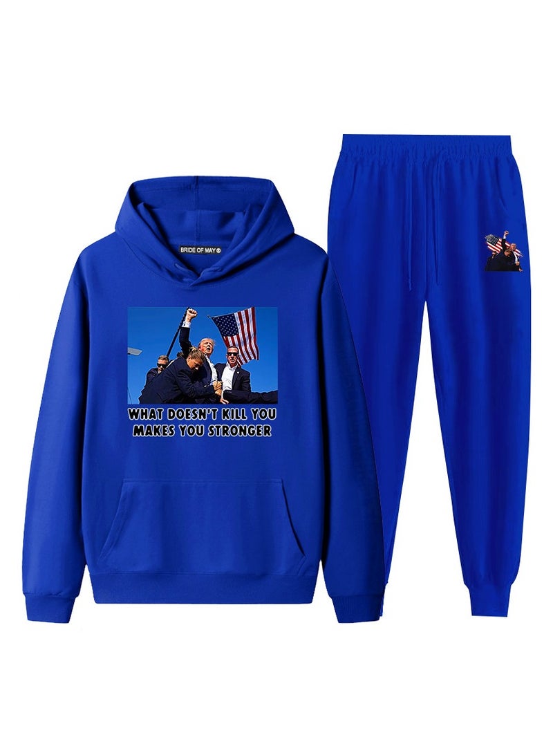KUYING New Trump Printed Long Sleeved Sports Suit - Image 1