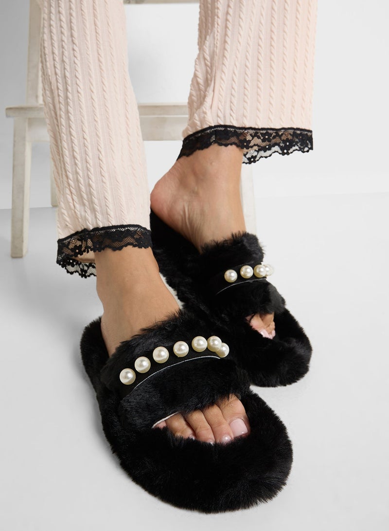 جينجر شبشب غرفة نوم باللؤلؤ - Image 5