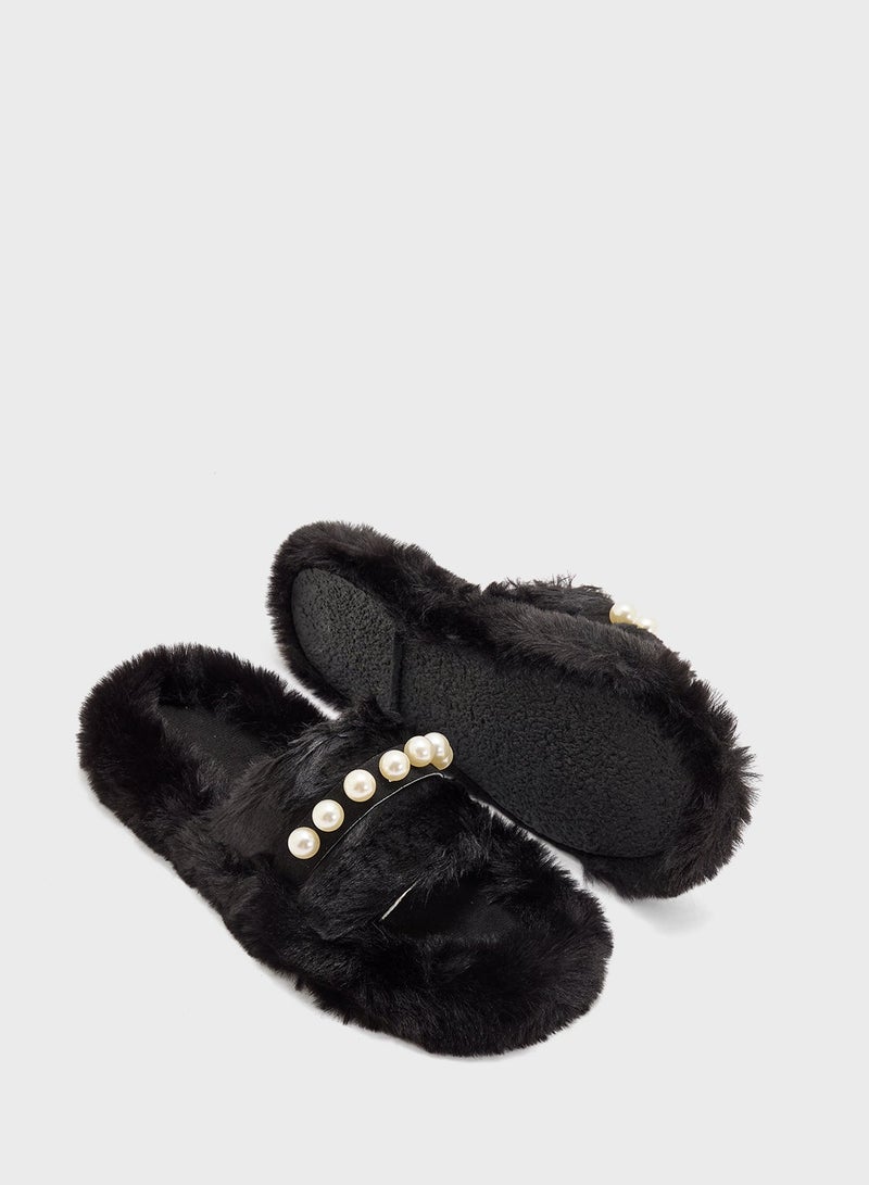 جينجر شبشب غرفة نوم باللؤلؤ - Image 3