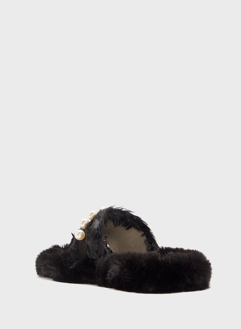 جينجر شبشب غرفة نوم باللؤلؤ - Image 1