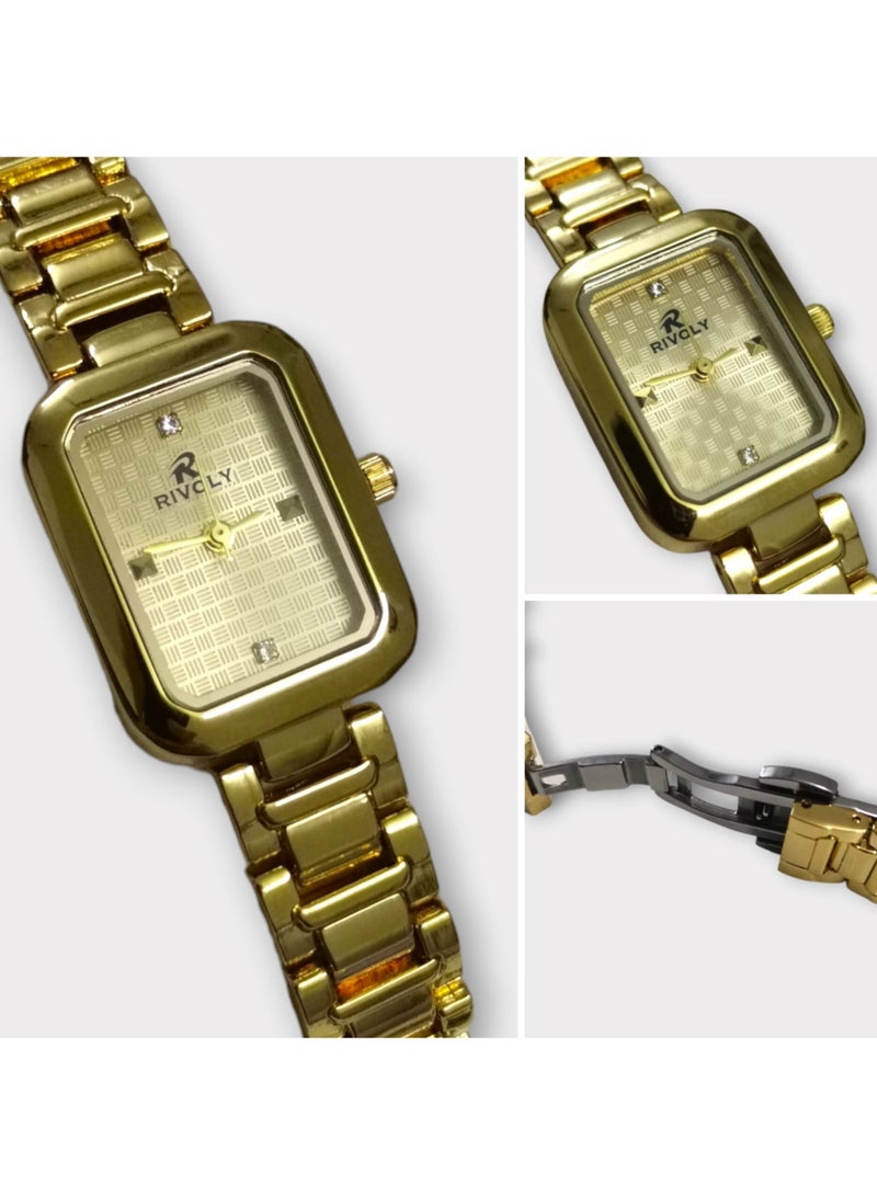 Rivoli Elegant women's stainless-steel set consisting of a waterproof watch with a set of bracelets, rings, necklaces, and earrings - Image 3