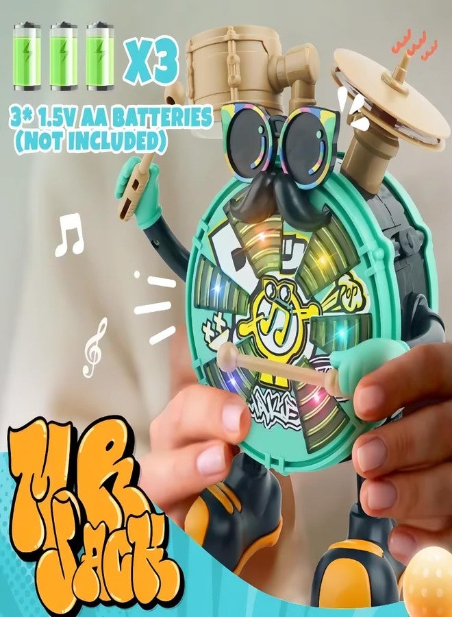 Elecart Baby Dancing Drum Instrument -Music Robot Toy with Lights, Dance & Sound | Interactive Musical Drum Toy for Kids & Toddlers | Safe BPA-Free Educational Baby Toy |Gift for Kids - Image 5