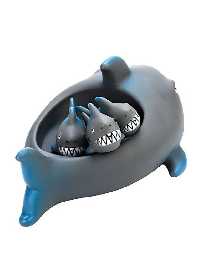 Playmaker Toys Rubber Shark Family Bathtub Pals Floating Bath Tub Toy  - Image 4