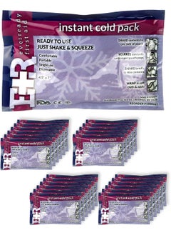 Ever Ready First Aid Ever Ready First Aid Disposable Cold Compress Therapy Instant Ice Pack for Injuries 4.5" x 7" - 24 Pack 