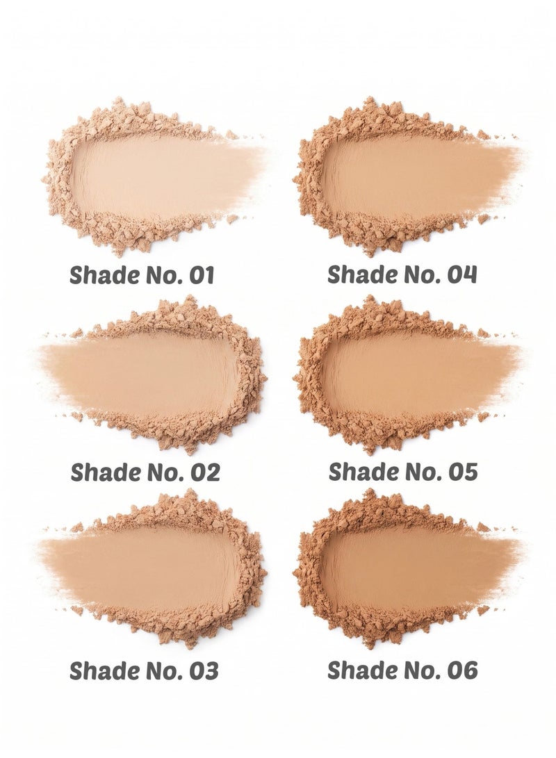 Mn MENOW Menow New 4D Compact Powder with Mirror & Puff, Shade No. 02 - Image 2