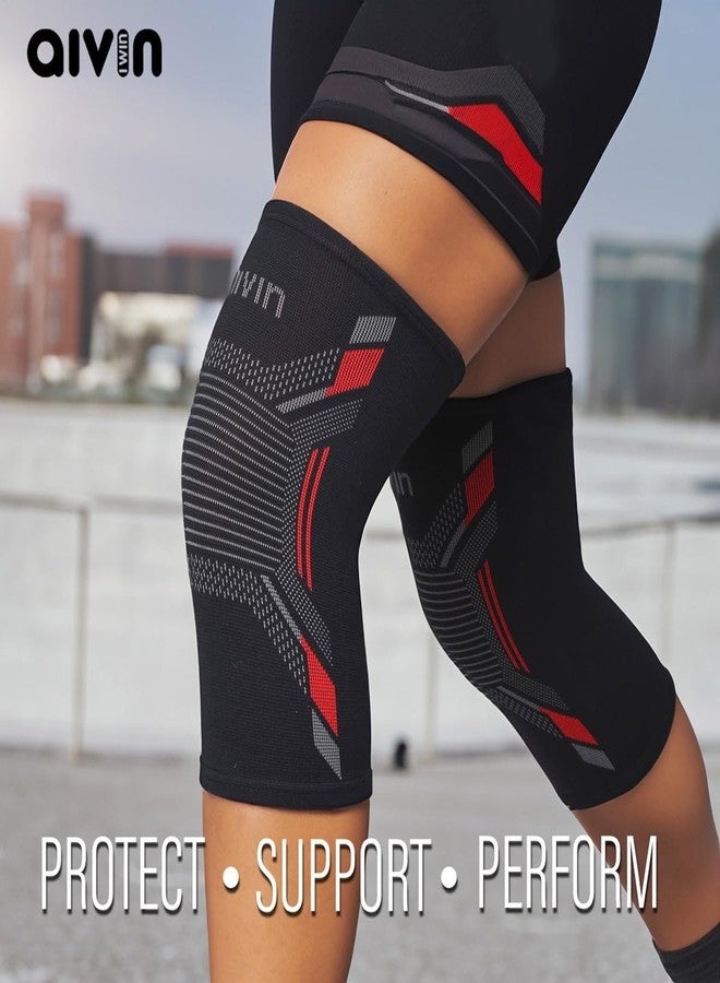 Aivin Avengers Knee Support For Men&Women Knee Caps For Women Knee Cap For Men Knee Brace For Knee Pain Relief Products Knee Pad Leg Sleeves For Men Gym Squats Knee Belt Knee Support (XL) - Image 4