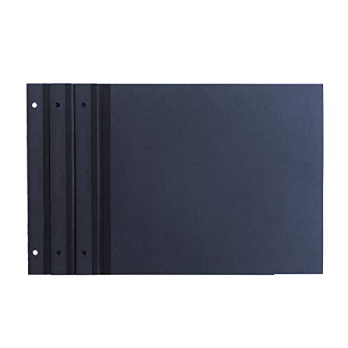 Kolo Refill Pages for Newport 11x14 Scrapbook, Black - Image 1