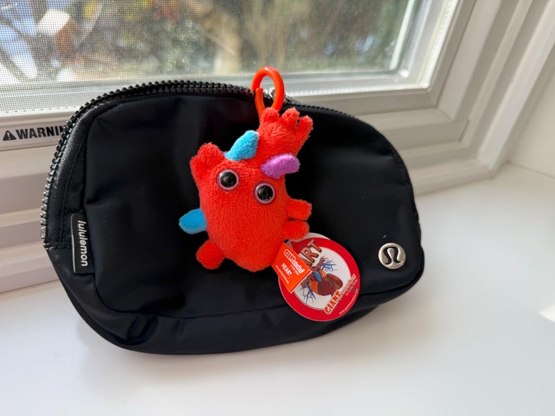 GIANT MICROBES Heart Organ Plush Keychain, Cardiology Gifts, Recovery Surgery Gift, Heart Attack Survivor Gifts, Bag Charms, Cardiac Nurse, Science Keychain, Cardiac Surgery - Image 2