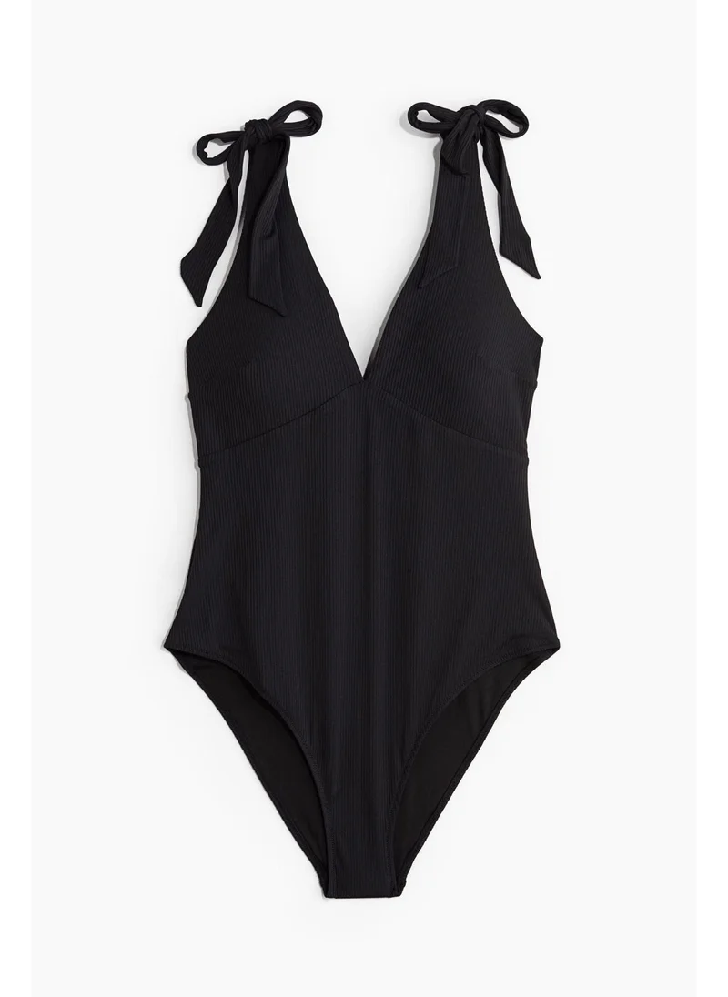 H&M Padded-cup High Leg swimsuit