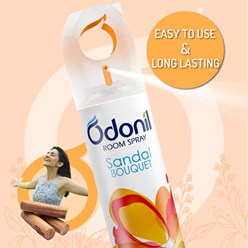 Odonil Room Spray Air Freshener, Sandal Bouquet - 240 Ml, 1 Count - Image 2