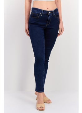 Levi's Women Skinny Fit Solid Strechable Denim , Navy  - Image 1