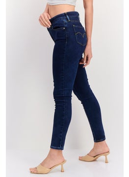 Levi's Women Skinny Fit Solid Strechable Denim , Navy  - Image 2