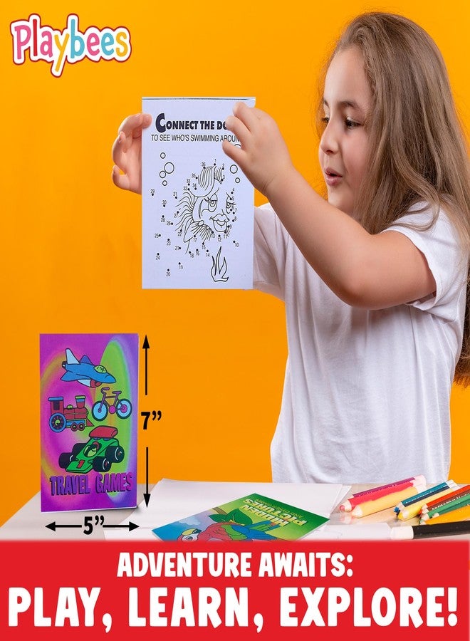 Playbees Mini Game Books for Kids - 24 Pack - Assorted Educational Brain Games Booklets - Spark Learning and Entertainment Perfect for On The Go Fun Kids 3 4 5 6 7 8 - Image 5
