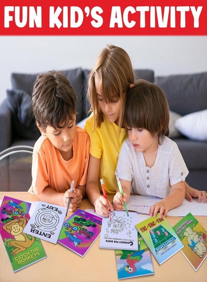 Playbees Mini Game Books for Kids - 24 Pack - Assorted Educational Brain Games Booklets - Spark Learning and Entertainment Perfect for On The Go Fun Kids 3 4 5 6 7 8 - Image 4