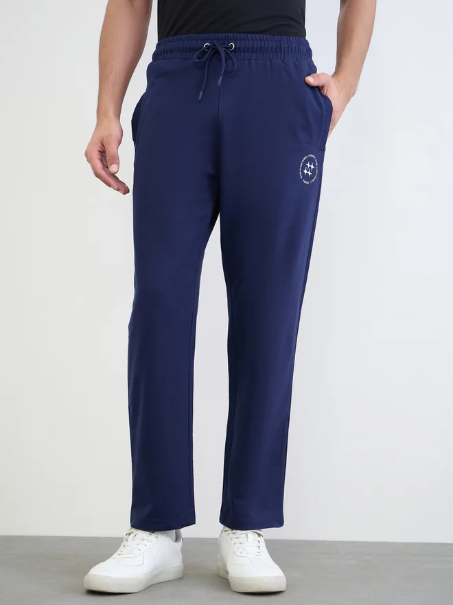 Styli Men Relaxed Fit Cotton Blend Joggers with Side Pocket