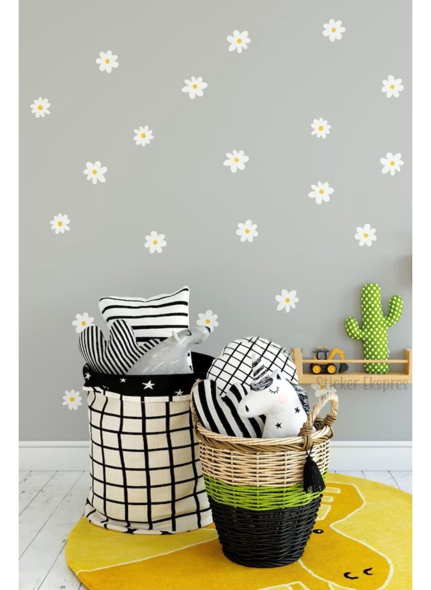 Yellow and White Daisies in the Middle Children's Room Daisy Wall Sticker Set - pzsku/ZFF136774EA22BB9BE58DZ/45/_/1725725537/068cd55c-576f-405b-8e94-3e9bb7555e34