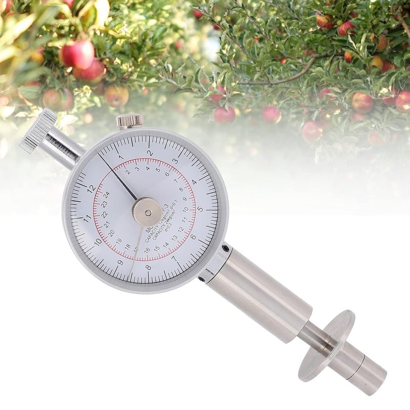 Fruit Hardness Tester, Portable Sclerometer, Dual - Pointer Dial - Accurate Fruit Ripeness Measurement, Detachable Probe Design, Ideal for Fruit Inspection and Quality Control - Image 2