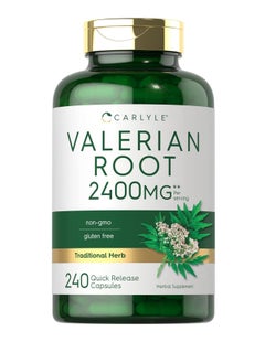 CARLYLE Valerian Root 2400mg 240 caps  - Image 1