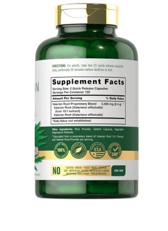CARLYLE Valerian Root 2400mg 240 caps  - Image 2
