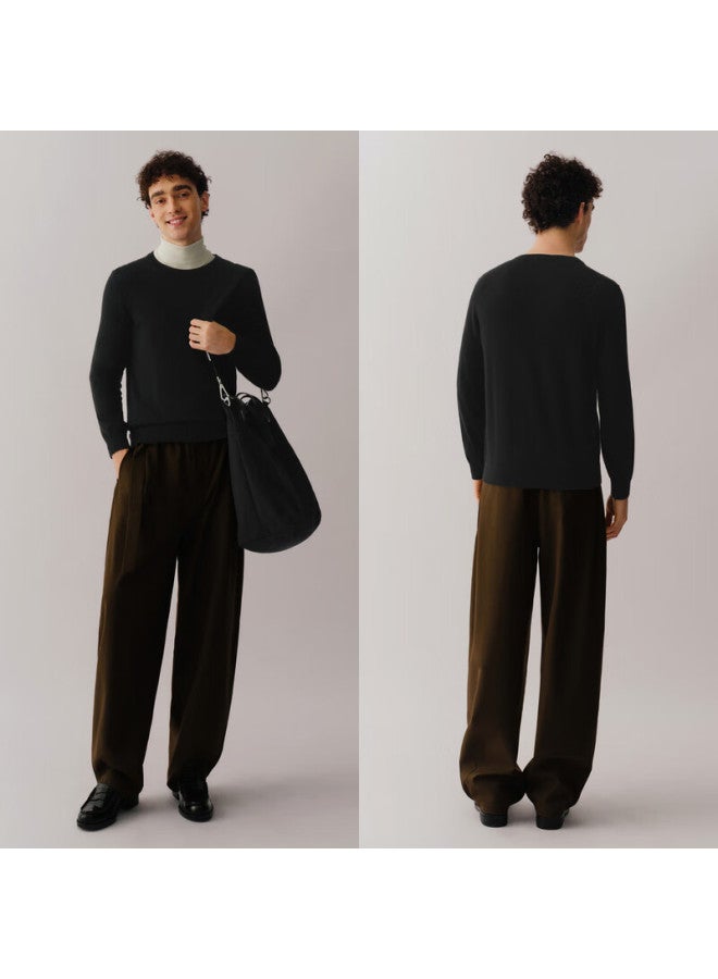 SEMIR Semir Men's Winter Machine Washable Wool Sweater Solid Color Basic Innerwear Simple Pullover 109724107105  - Image 4