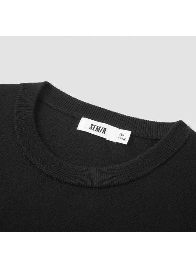 SEMIR Semir Men's Winter Machine Washable Wool Sweater Solid Color Basic Innerwear Simple Pullover 109724107105  - Image 5
