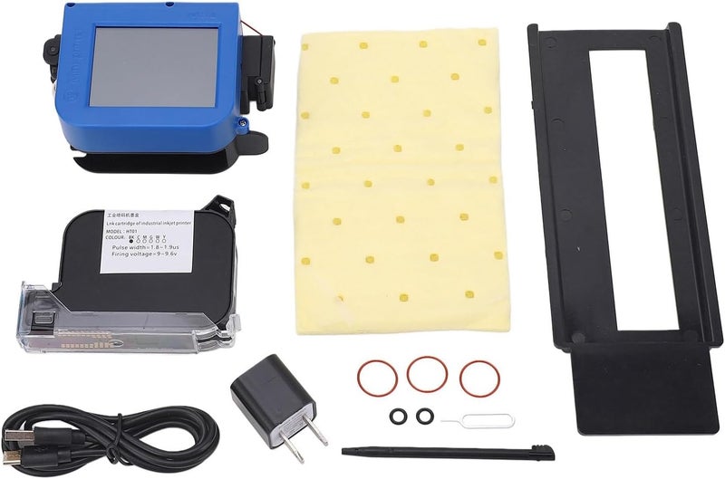 FTVOGUE Handheld Inkjet Printer, Date Label Coding Machine, LED Touch Screen Mini Inkjet Printer Quick Dry Coding Machine - Image 2