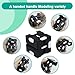 WUQID Infinitycube Fidget Toy Stress Relieving Fidgeting Game for Kids and AdultsCute PocketSized Unique Gadget for Anxiety Relief and Kill Time BlackWhite - Image 4