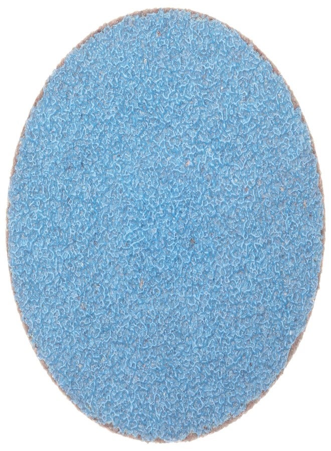 Norton R884P BlueFire Speed-Lok Abrasive Disc, Cloth Backing, TR, Zirconia Alumina, 3" Diameter, Grit 36 (Pack of 25) - Image 1