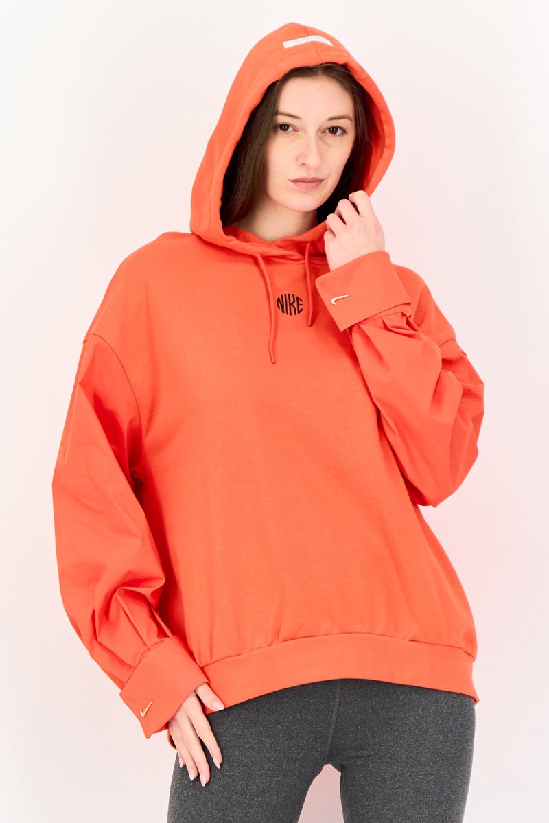 Nike Women Oversized Fit Outdoor Hoodies, Dark Orange - Image 1