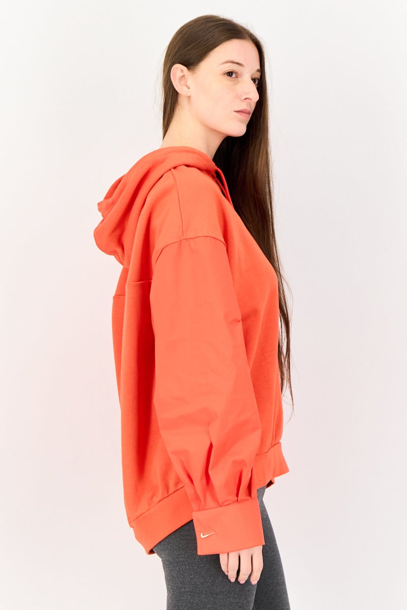 Nike Women Oversized Fit Outdoor Hoodies, Dark Orange - Image 3