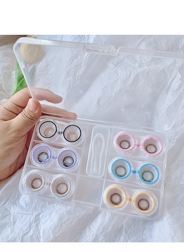 Generic - 6 Pack Contact Lens Case, Container Holder Storage Box Contact Lens Travel Kits - Image 1