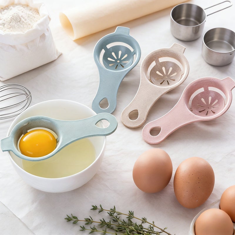 Plastic Egg Separator in Assorted Varieties Ergonomic Kitchen Tool for Baking - Image 1