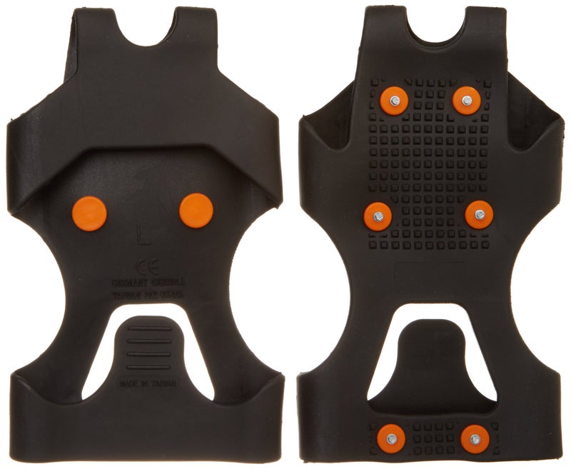 Korkers Original Ice Cleat - Minimal and Lightweight - 12 Replaceable Steel Spikes - Black - XL - Image 1