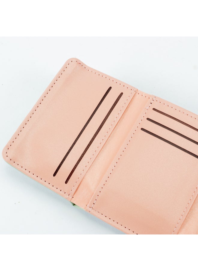 Generic Leather Flip Wallet & Card Holder with Multiple  Pockets Purple  - Image 3