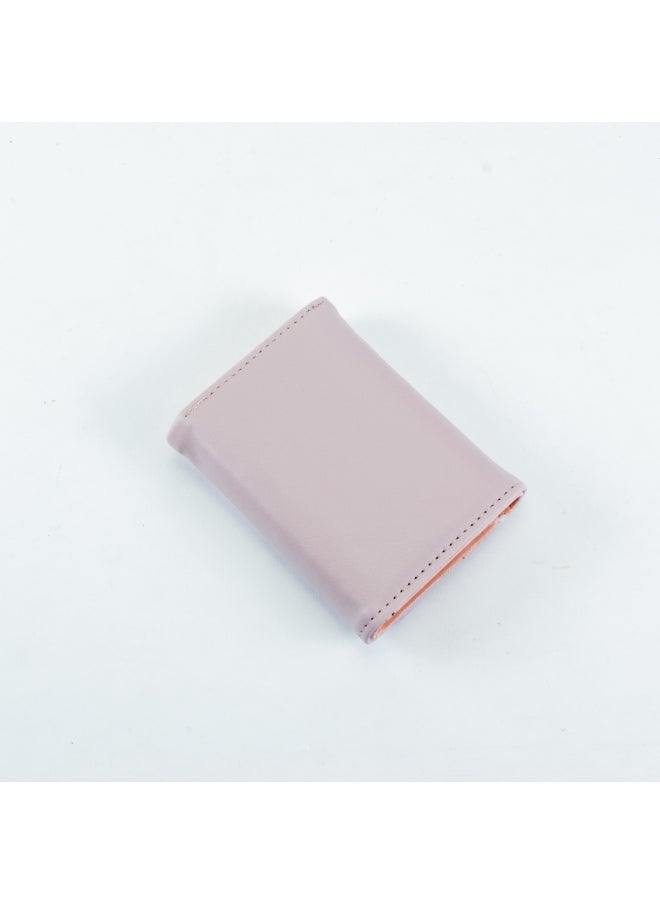 Generic Leather Flip Wallet & Card Holder with Multiple  Pockets Purple  - Image 2
