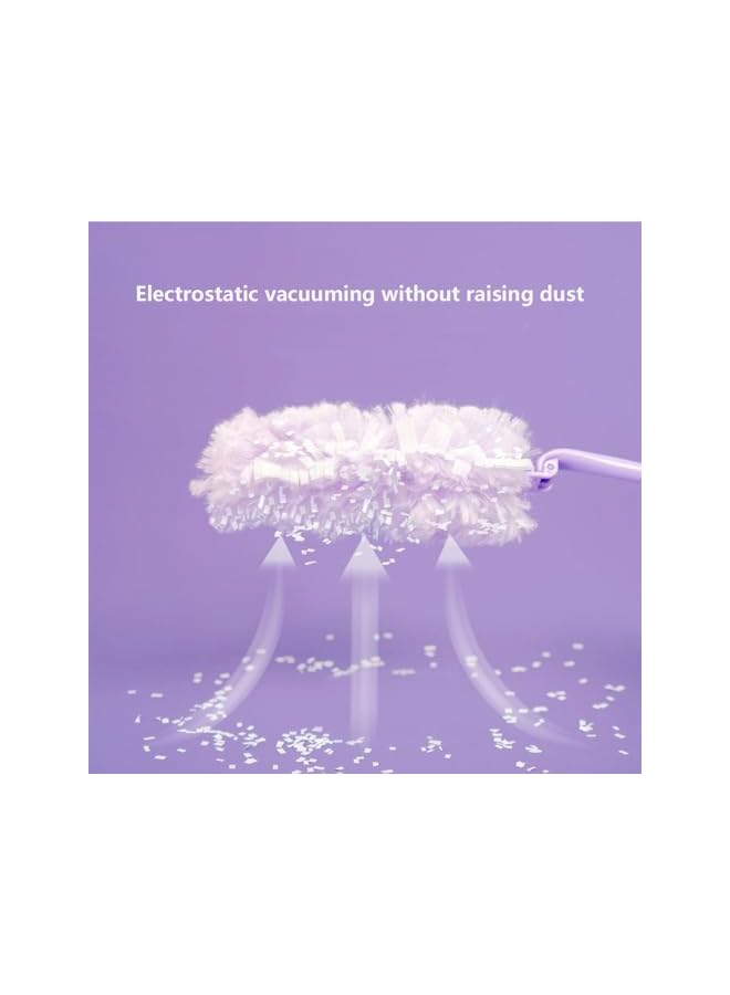 erorex 360 Duster Kit With 7 Refills and Handle - Reusable Cleaning Wand for Corners and Furniture - Image 2