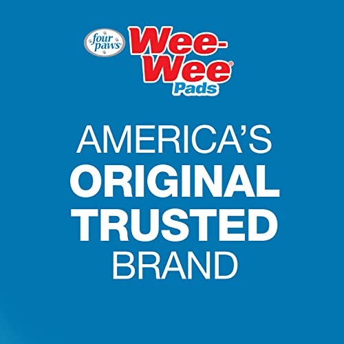 Four Paws Wee-Wee Odor Control with Febreze Freshness Pee Pads for Dogs & Puppies, Leak-Proof Dog Housebreaking Potty Training Floor Protection, Spring Fresh Scent, 22" x 23", 100 Count - Image 3
