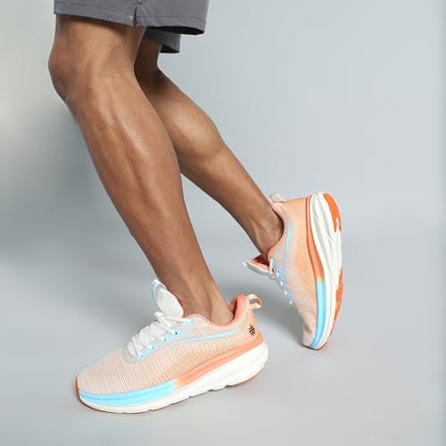 CULT Men Flytor Running Shoes (CS704458UK10_D.Peach/Ice Blue_UK10) - Image 2