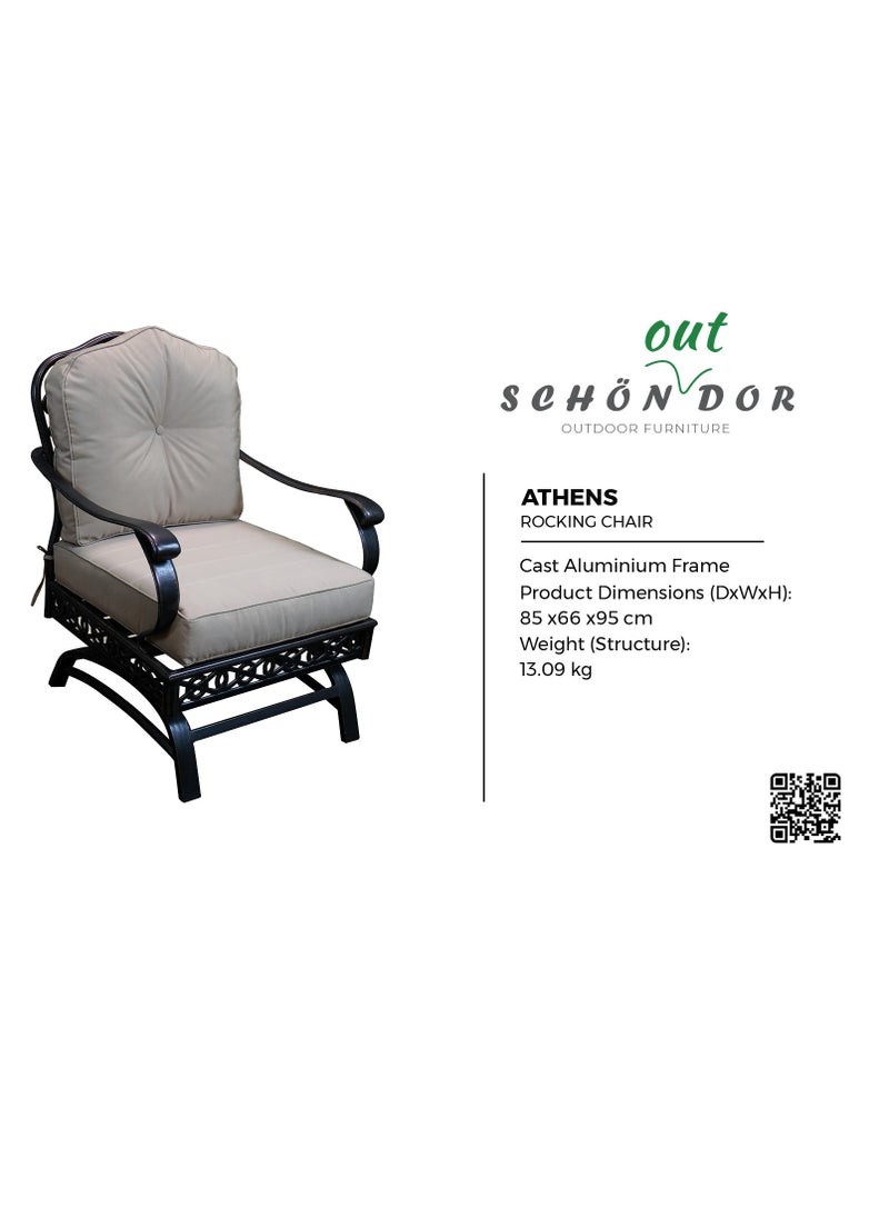Schondor Furniture - Athens Sofa Set | 6 Seaters |Outdoor Furniture | Outdoor Dining Set | Tables & Chairs | Made in Aluminum Cast | Patio | Garden | Backyards | Perfect for Any Outdoor Space - Image 1