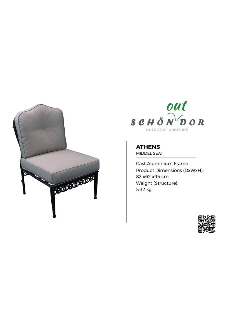 Schondor Furniture - Athens Sofa Set | 6 Seaters |Outdoor Furniture | Outdoor Dining Set | Tables & Chairs | Made in Aluminum Cast | Patio | Garden | Backyards | Perfect for Any Outdoor Space - Image 1