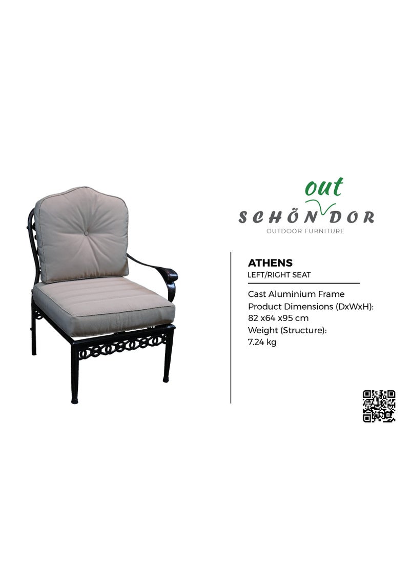 Schondor Furniture - Athens Sofa Set | 6 Seaters |Outdoor Furniture | Outdoor Dining Set | Tables & Chairs | Made in Aluminum Cast | Patio | Garden | Backyards | Perfect for Any Outdoor Space - Image 1