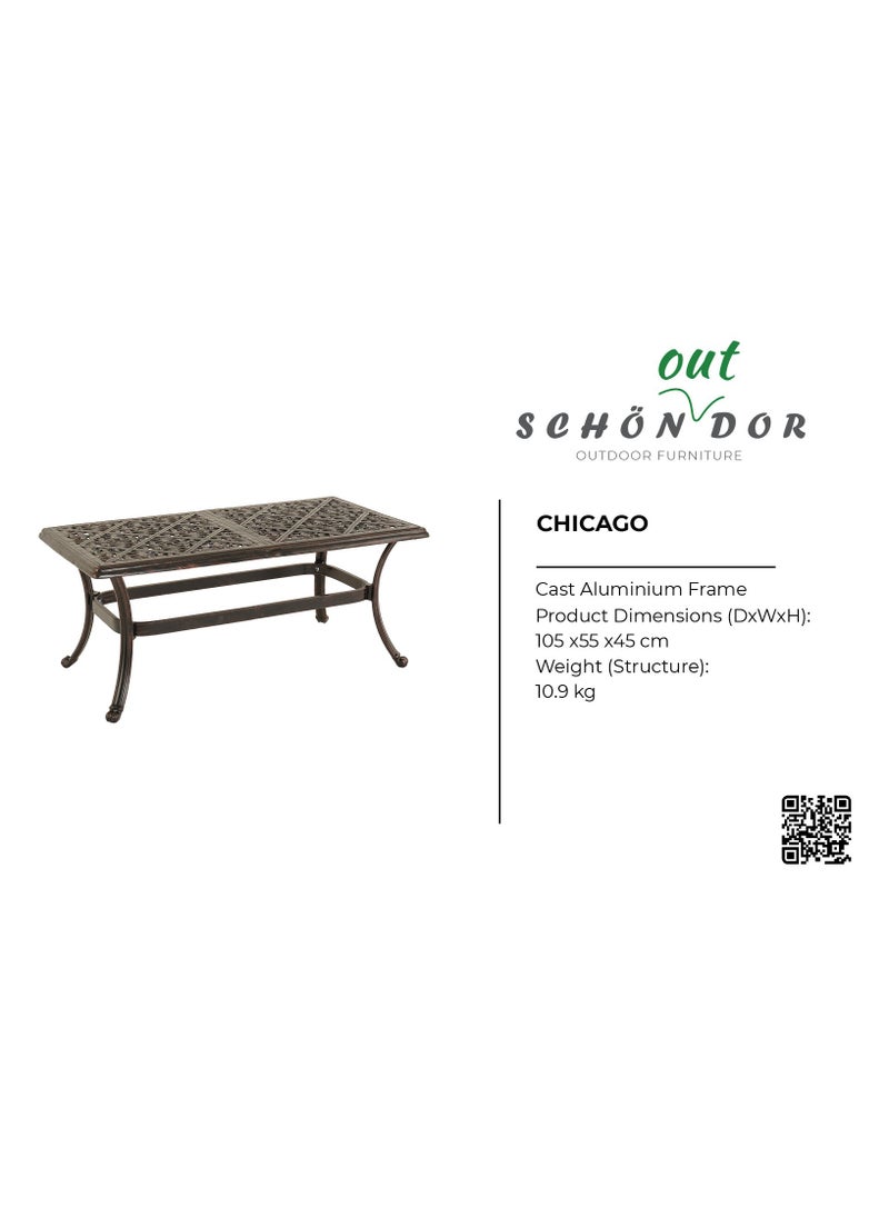 Schondor Furniture - Athens Sofa Set | 6 Seaters |Outdoor Furniture | Outdoor Dining Set | Tables & Chairs | Made in Aluminum Cast | Patio | Garden | Backyards | Perfect for Any Outdoor Space - Image 1
