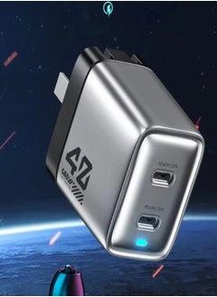 WEKOME Dual Port Fast Charger 40W - USB-C PD UK Standard - Certified for iPhone, Galaxy, iPad, and More  - Image 5