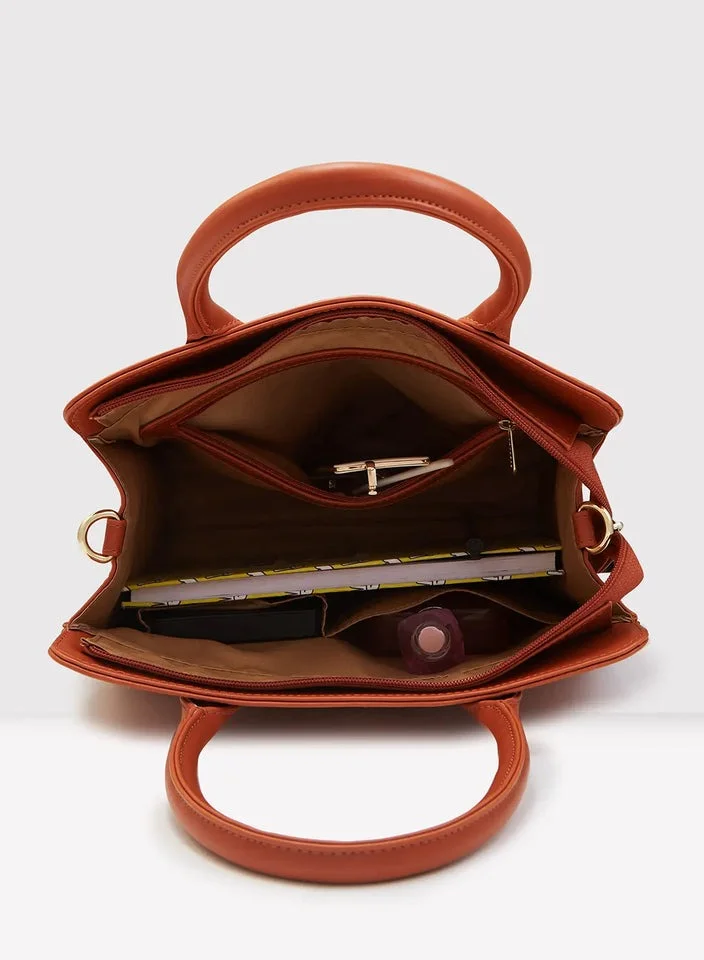 CAPRESE CAPRESE-ZETA TOTE MEDIUM TAN