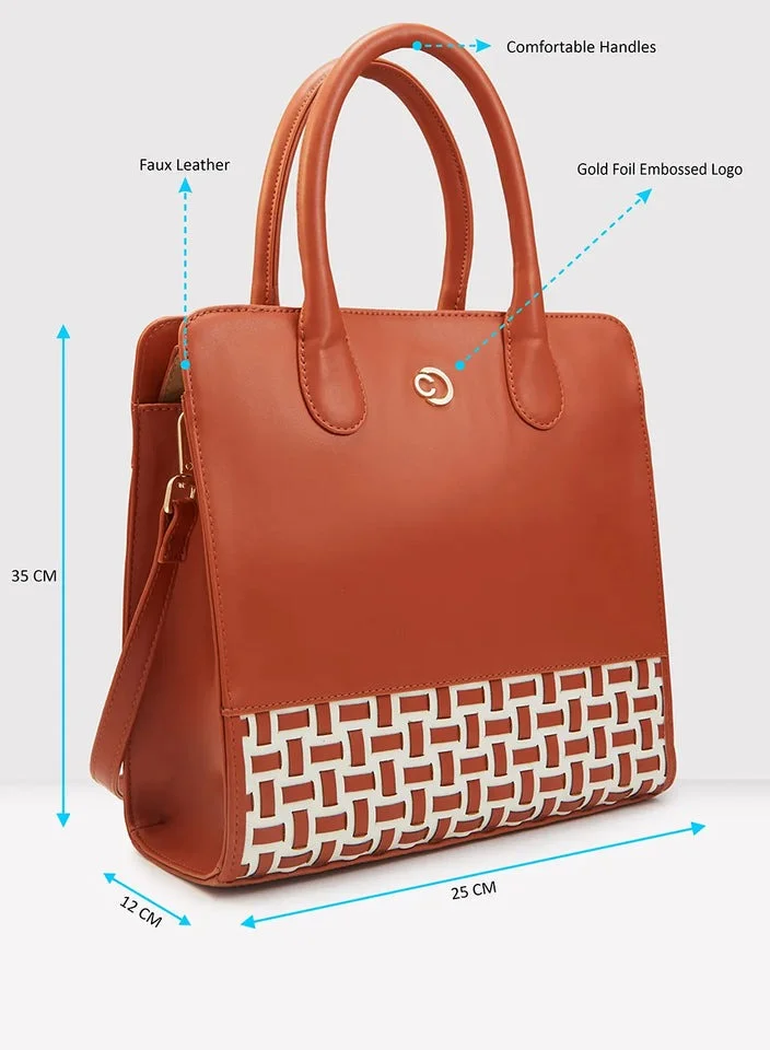CAPRESE CAPRESE-ZETA TOTE MEDIUM TAN